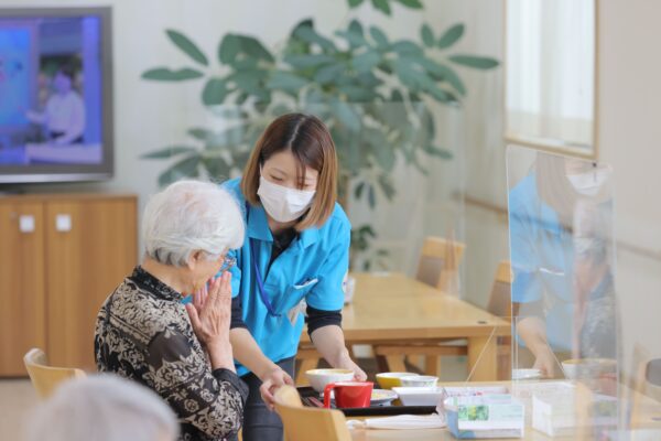 滋賀県栗東市にあるサービス付き高齢者向け住宅リヤンド-絆-栗東で働く介護職員