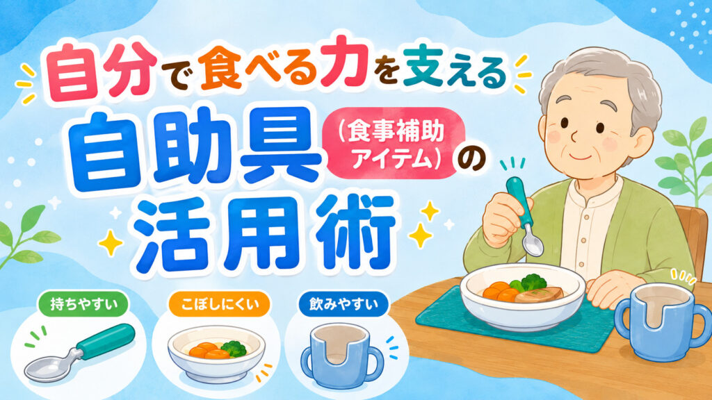 自分で食べる力を支える自助具（食事補助アイテム）の活用術