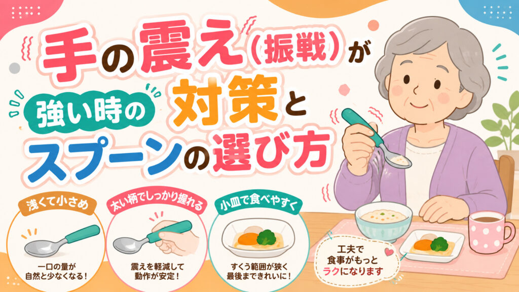 手の震え（振戦）が強い時の対策とスプーンの選び方
