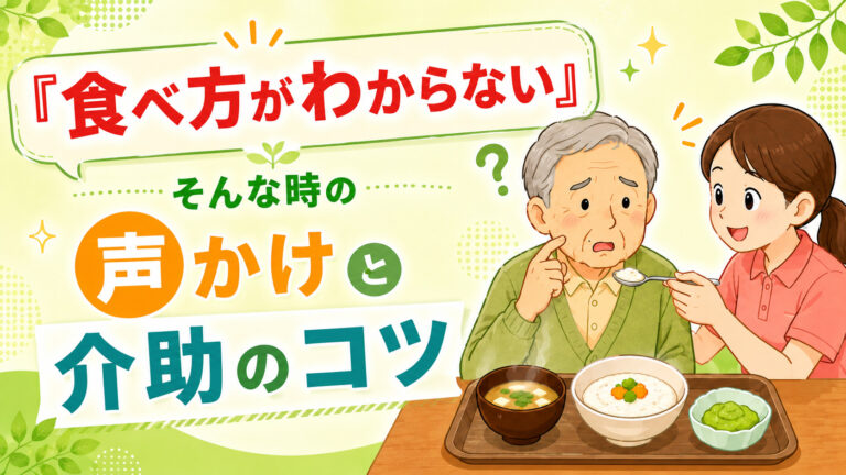 【パーキンソン病と認知症】「食べ方がわからない」時の声かけと介助のコツ