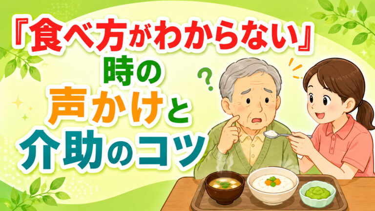 【パーキンソン病と認知症】「食べ方がわからない」時の声かけと介助のコツ