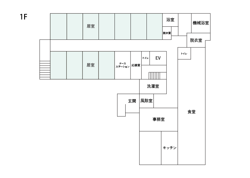 フロアマップ1F