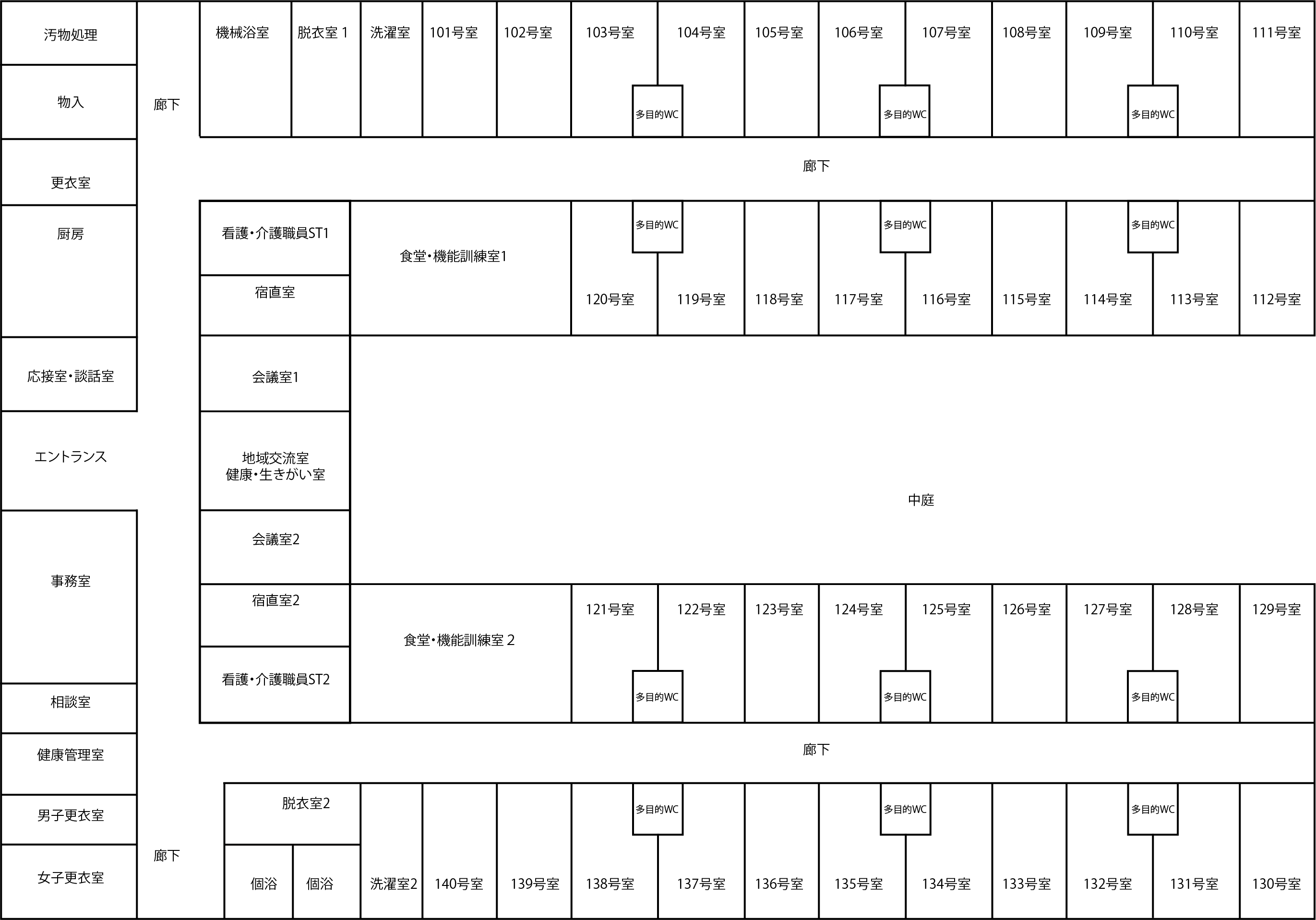 フロアマップ1F