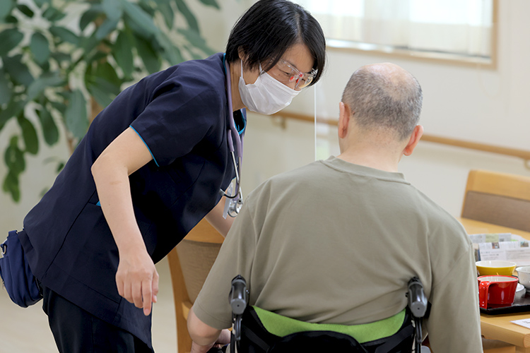 介護スタッフは24時間常駐