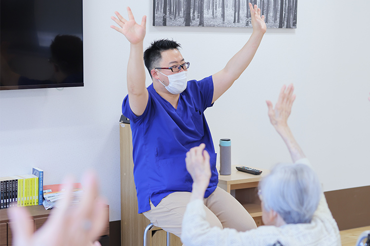 介護スタッフは24時間常駐